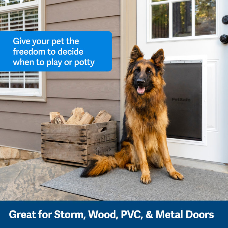 Petsafe large on sale aluminum pet door